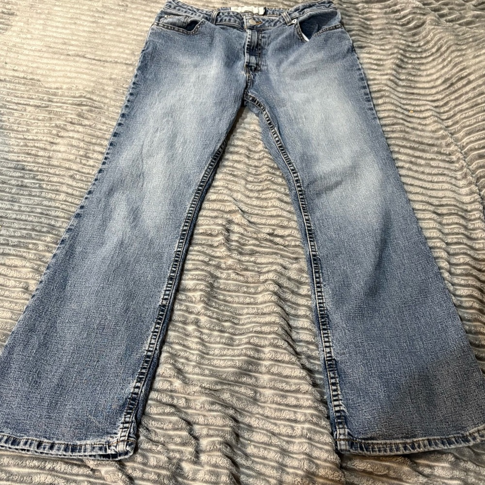 Vintage Mountain Lake Boot Cut Jeans . Sz 12 - Picture 3 of 16